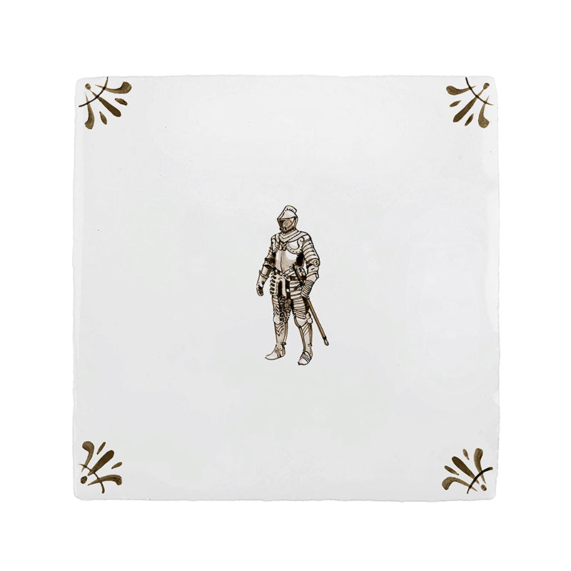 Suit of Armour Delft Tile