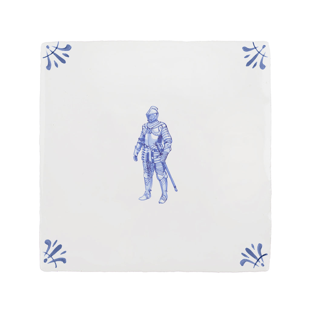 Suit of Armour Delft Tile