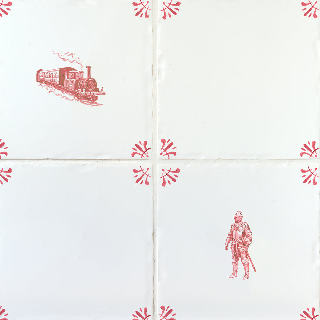 Suit of Armour Delft Tile