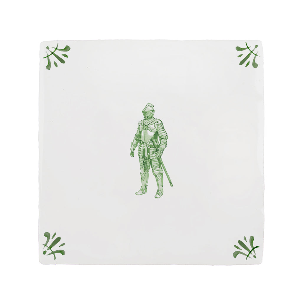 Suit of Armour Delft Tile