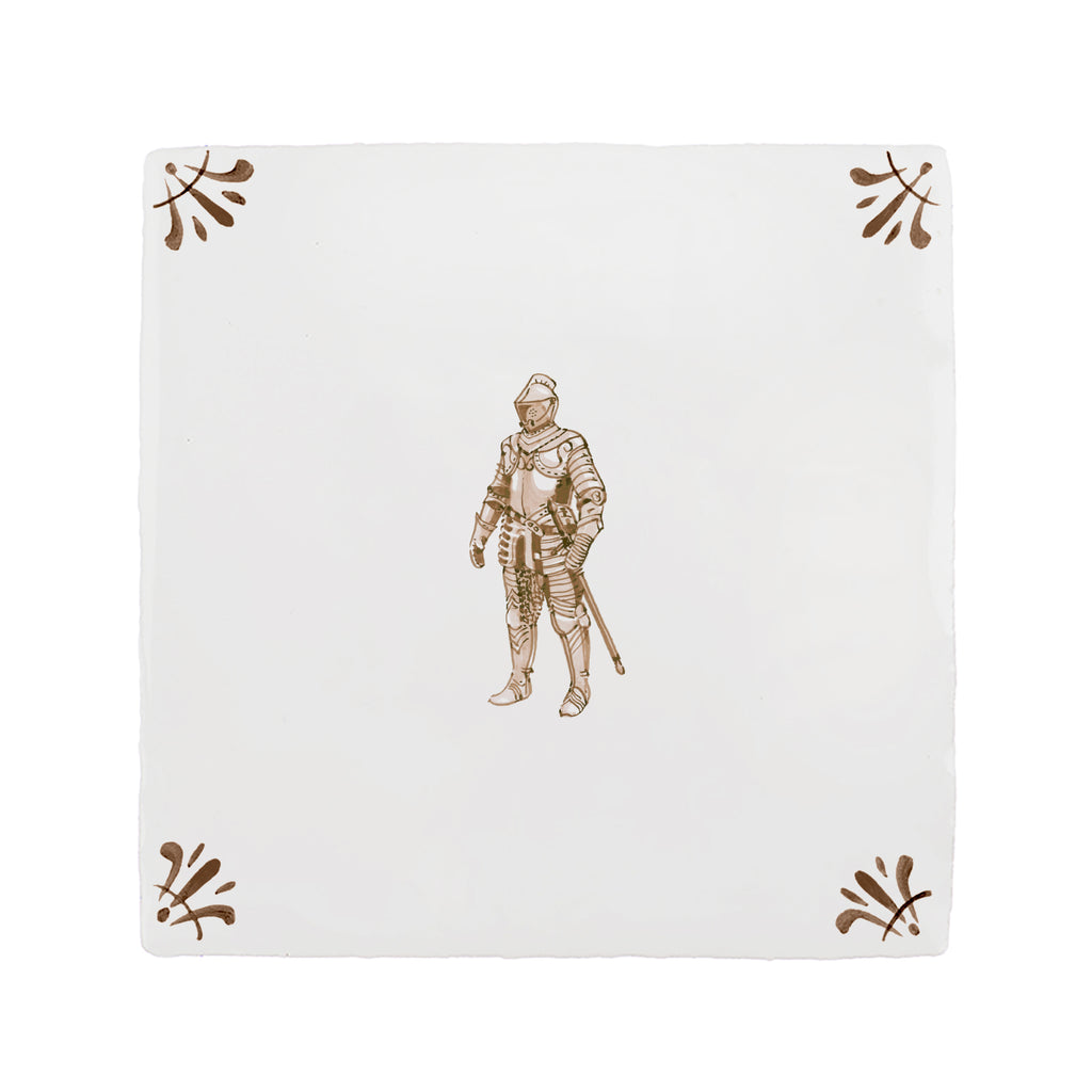 Suit of Armour Delft Tile