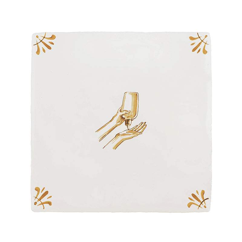 Sun Cream Delft Tile