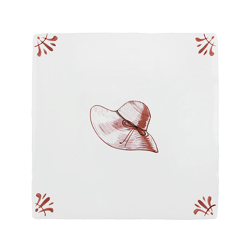 Sun Hat Delft Tile