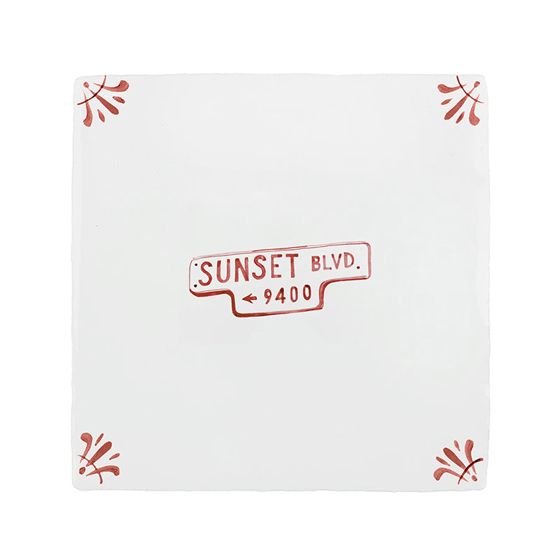 Sunset Blvd Delft Tile