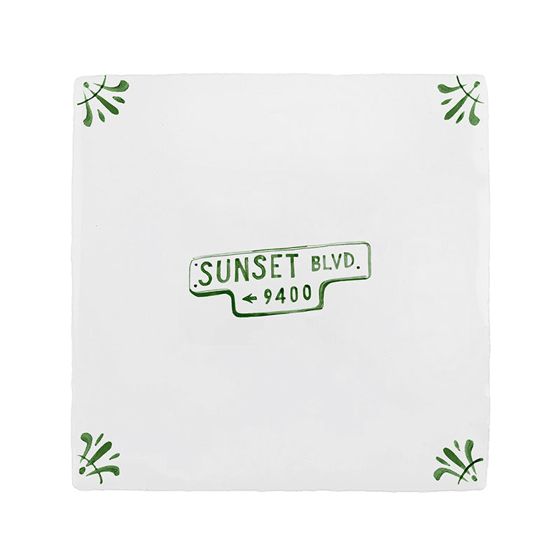 Sunset Blvd Delft Tile