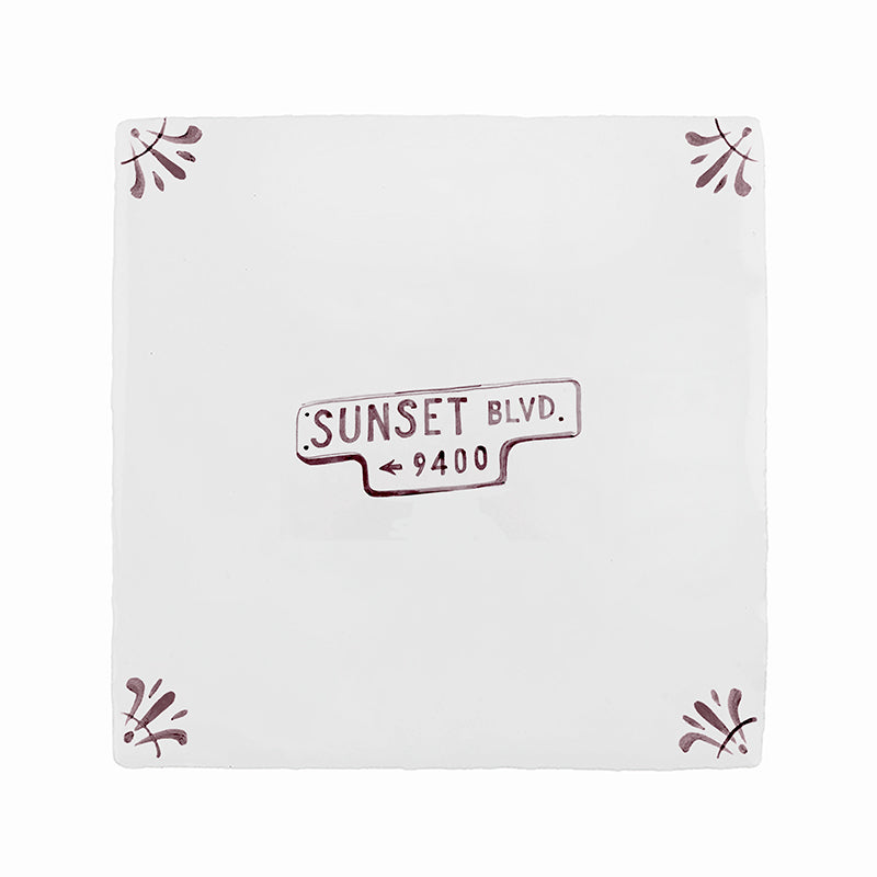 Sunset Blvd Delft Tile