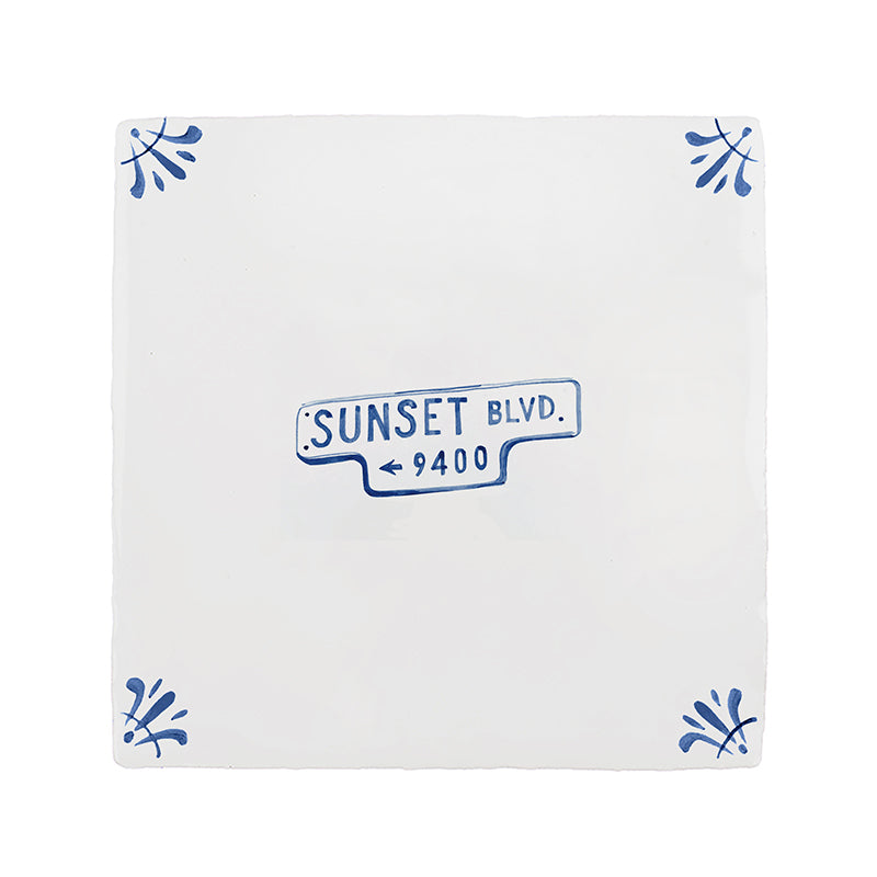 Sunset Blvd Delft Tile