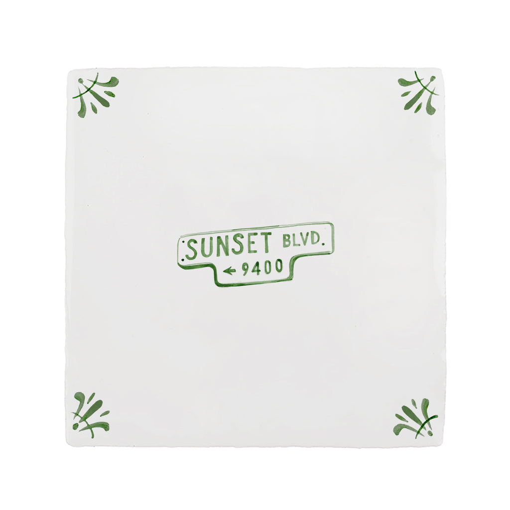 Sunset Blvd Delft Tile