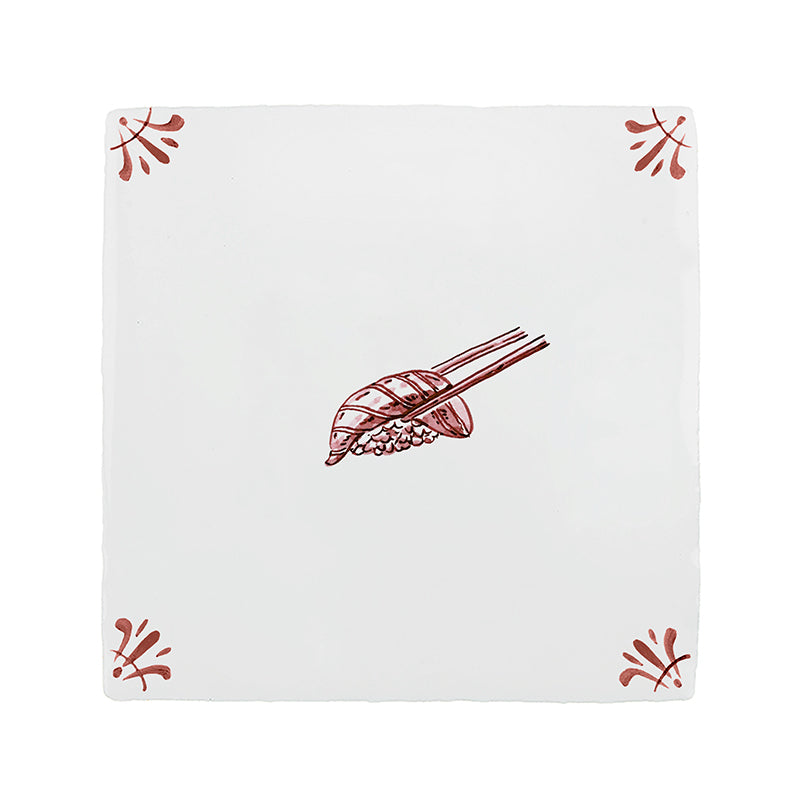 Sushi Delft Tile