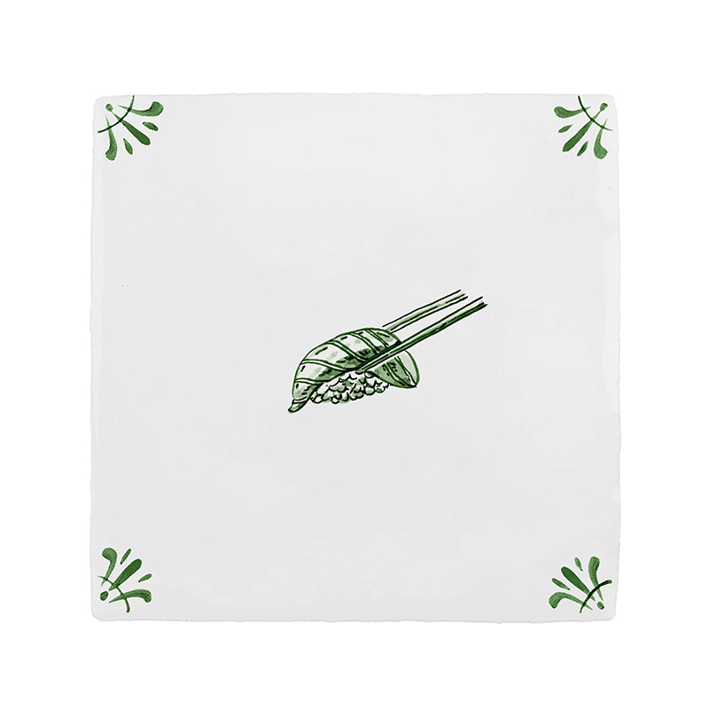 Sushi Delft Tile