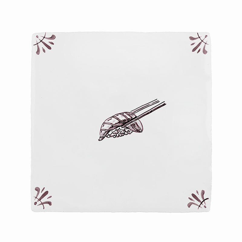 Sushi Delft Tile