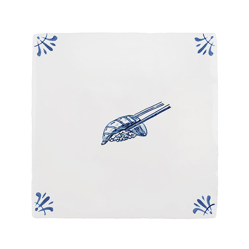 Sushi Delft Tile
