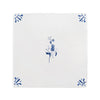 Sweet Pea Delft Tile Sample, 15cm Blue