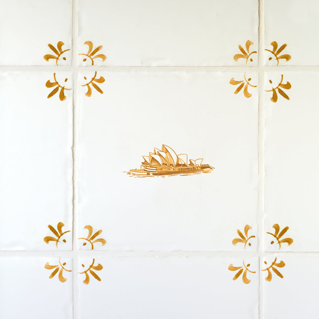 Sydney Opera House Delft Tile