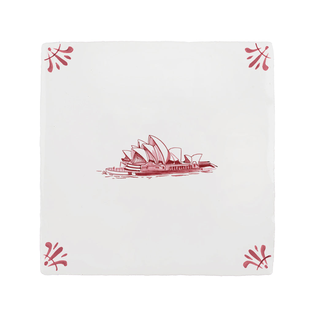 Sydney Opera House Delft Tile