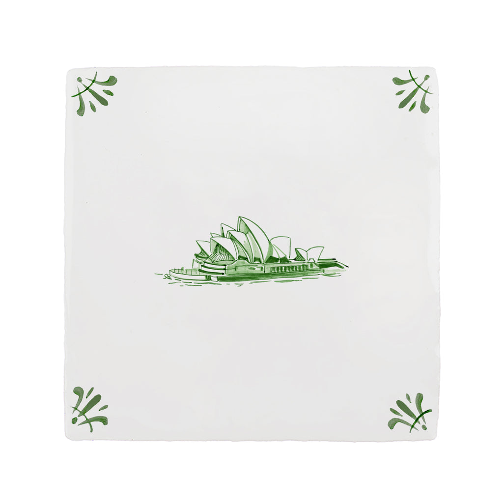 Sydney Opera House Delft Tile