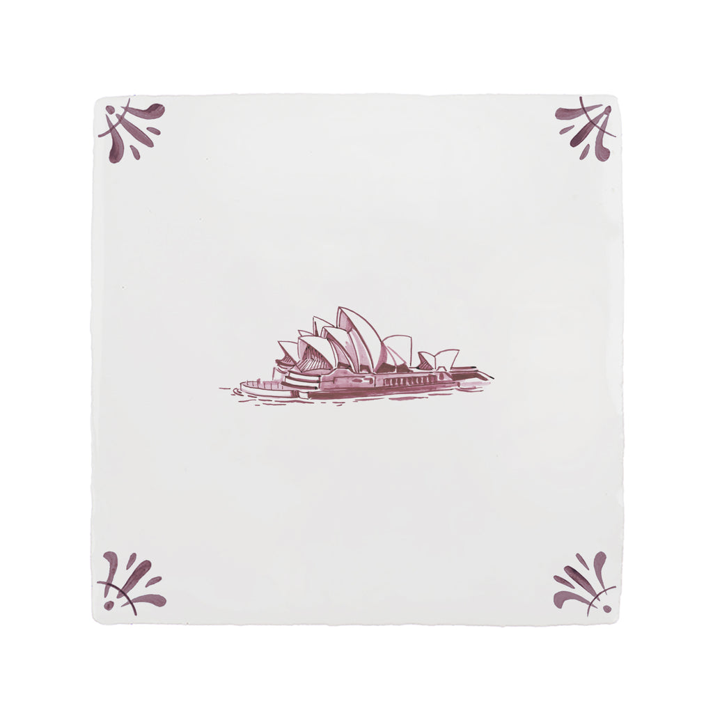 Sydney Opera House Delft Tile