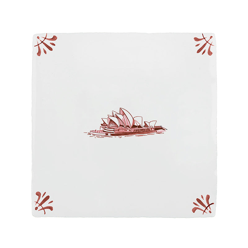 Sydney Opera House Delft Tile