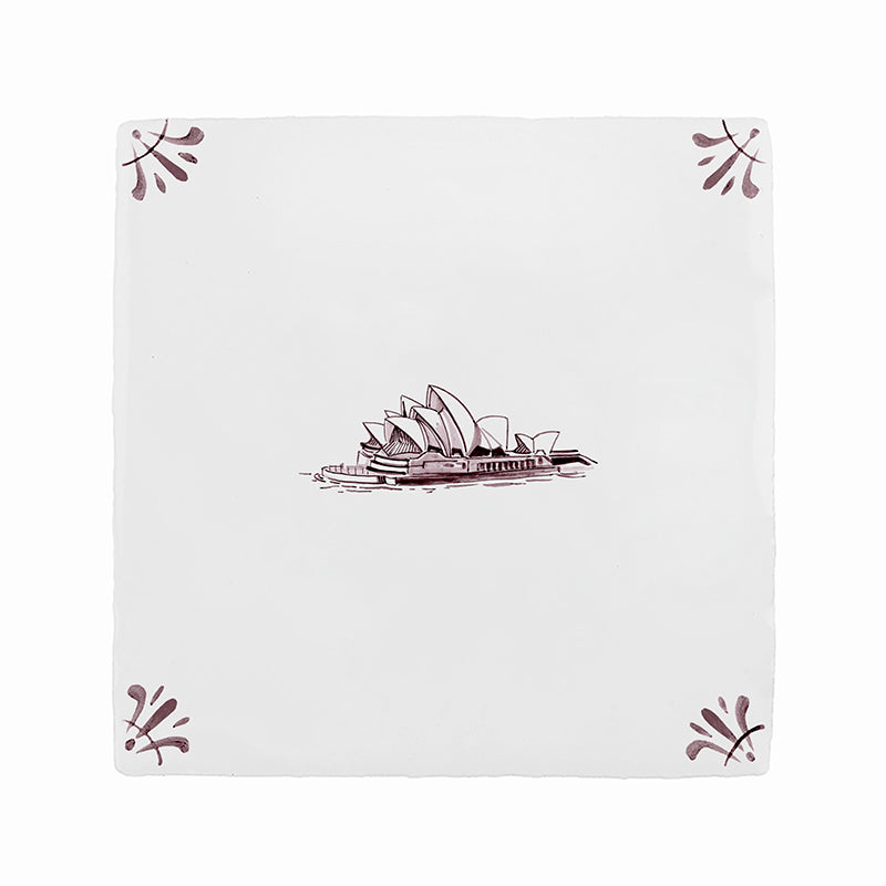 Sydney Opera House Delft Tile