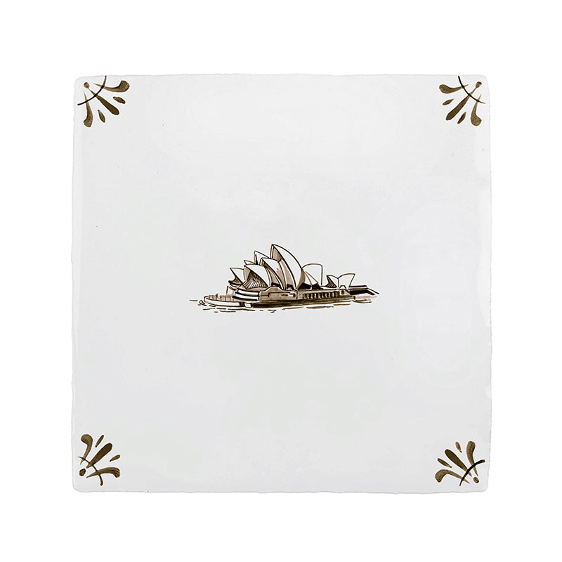 Sydney Opera House Delft Tile
