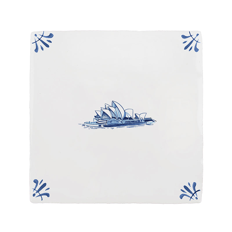 Sydney Opera House Delft Tile