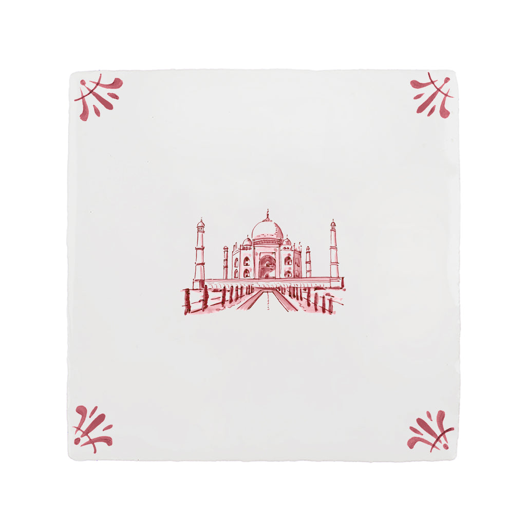 Taj Mahal Delft Tile