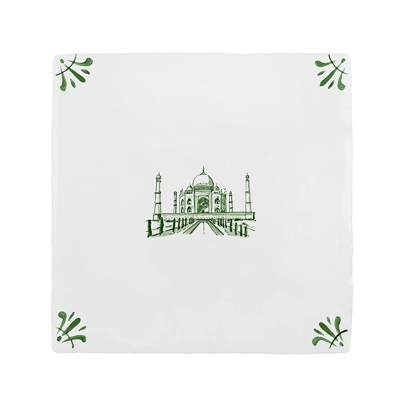 Taj Mahal Delft Tile
