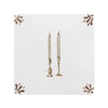Taper Candles Delft Tile