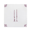Taper Candles Delft Tile