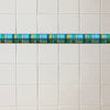 Tartan Dado Trim, Aqua Cyan