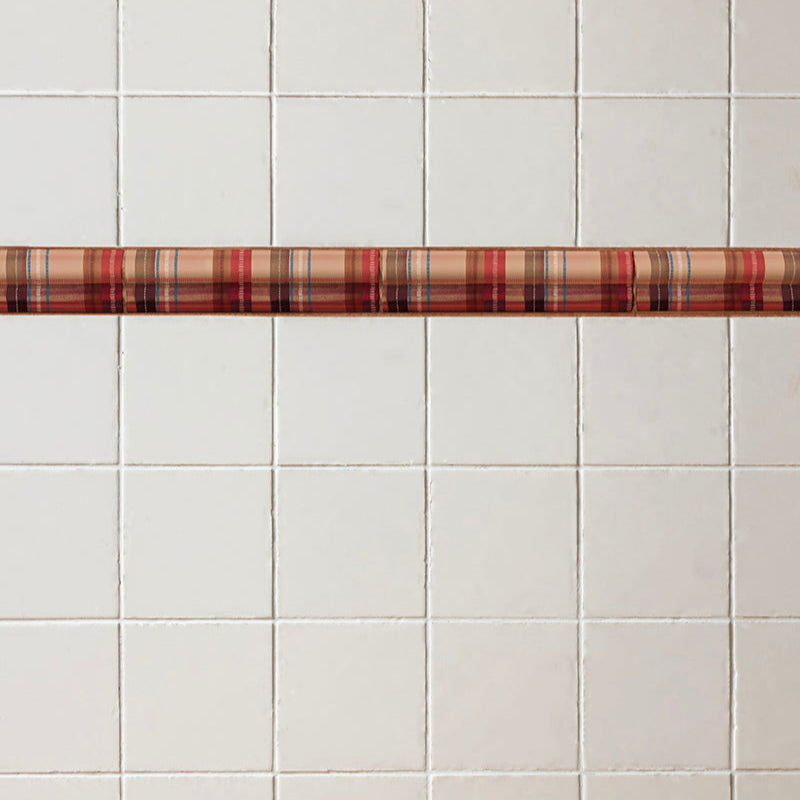 Tartan Dado Trim, Chestnut