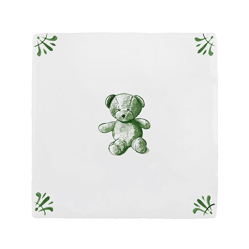 Teddy Bear Delft Tile