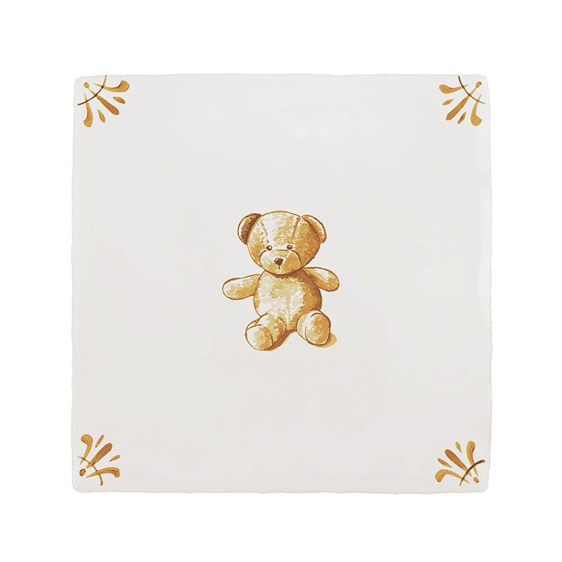Teddy Bear Delft Tile