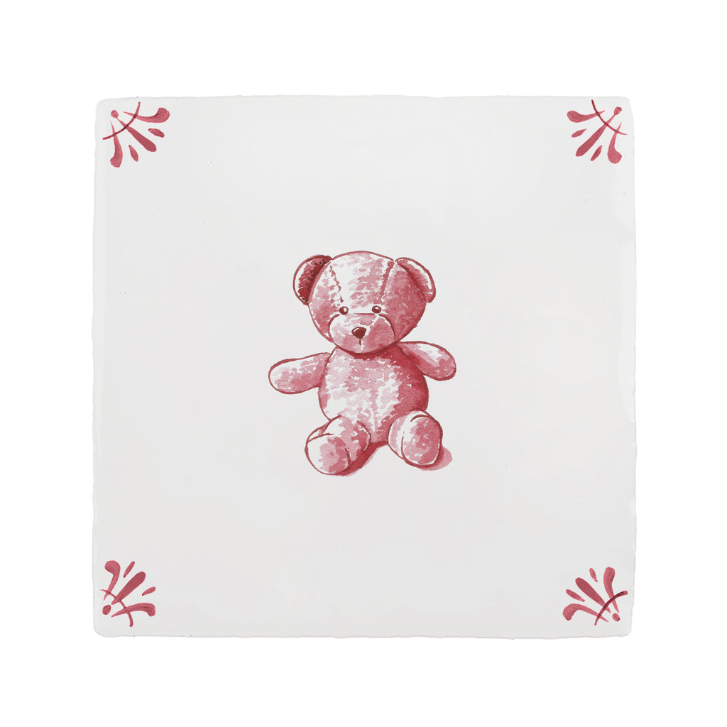 Teddy Bear Delft Tile