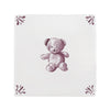 Teddy Bear Delft Tile