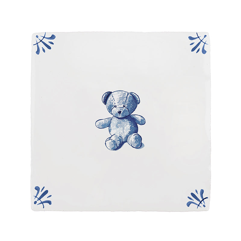 Teddy Bear Delft Tile