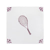 Tennis Racket Delft Tile