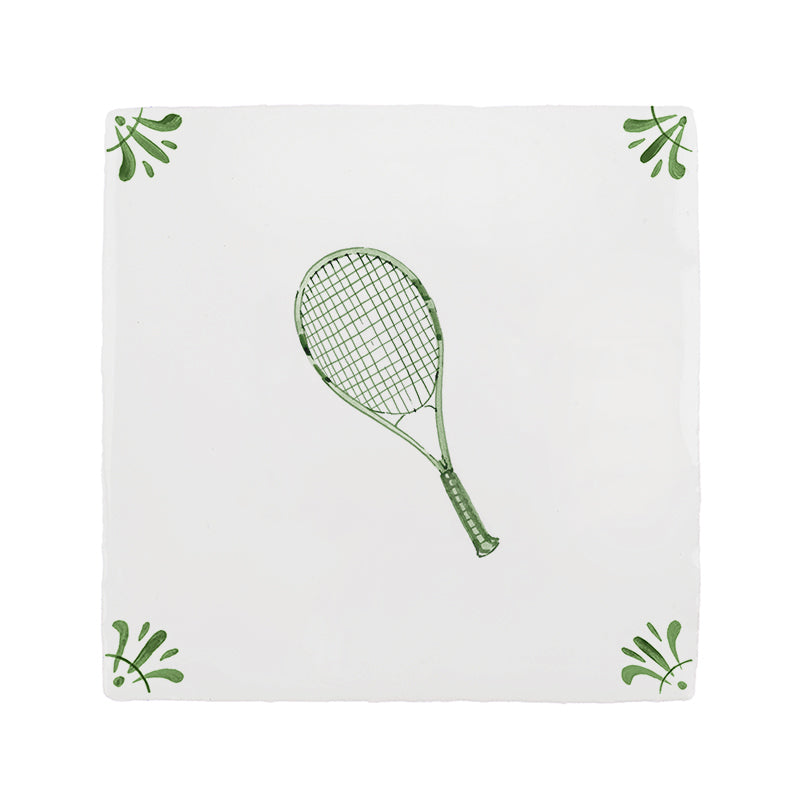 Tennis Racket Delft Tile