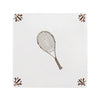 Tennis Racket Delft Tile