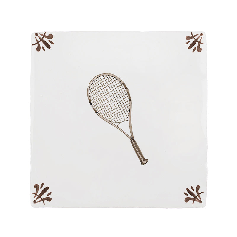Tennis Racket Delft Tile