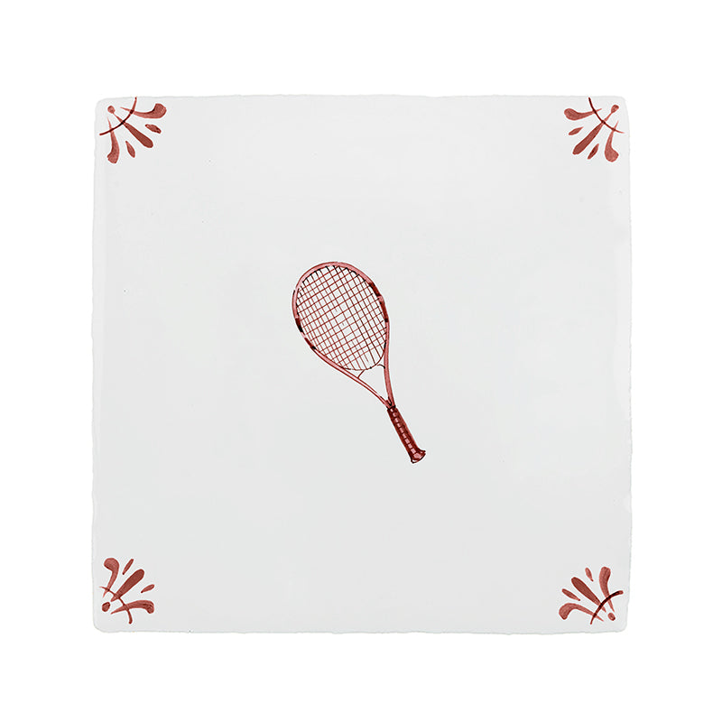 Tennis Racket Delft Tile