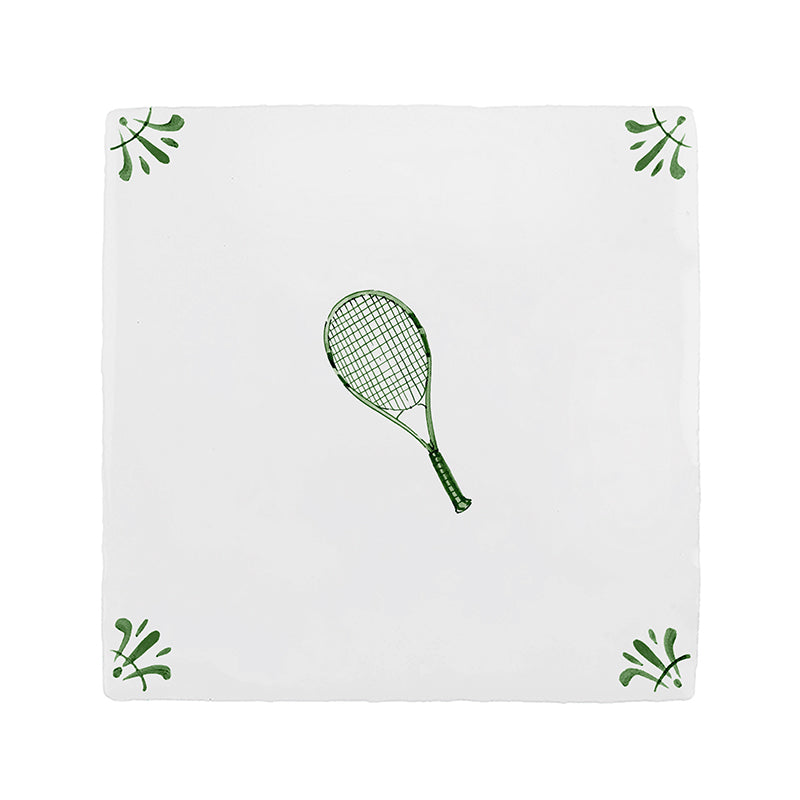Tennis Racket Delft Tile