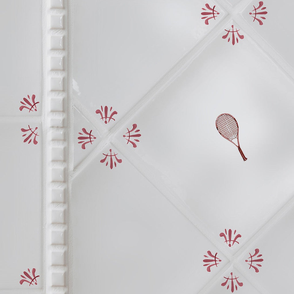 Tennis Racket Delft Tile