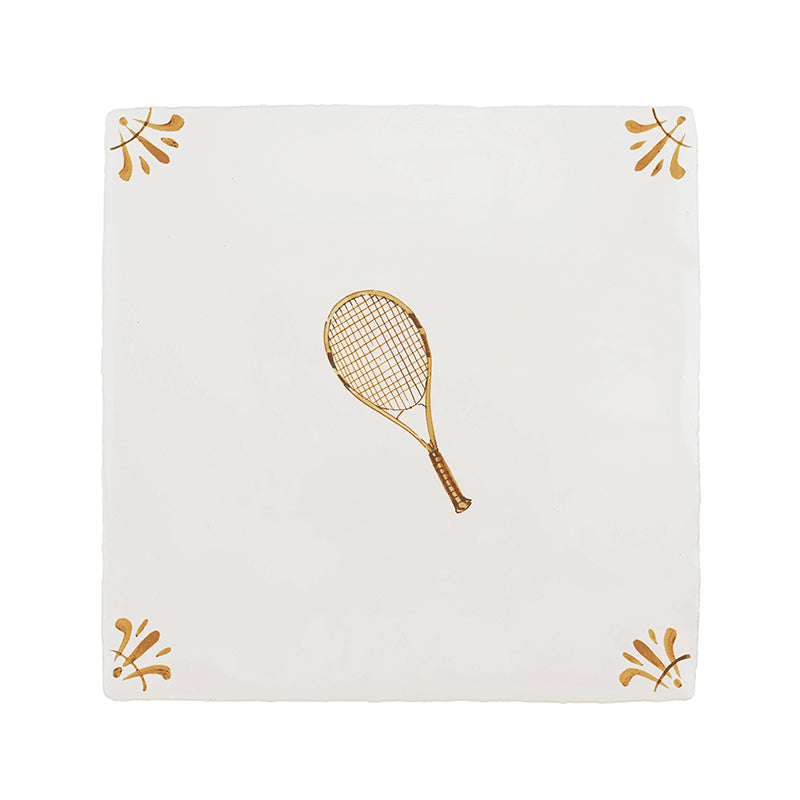 Tennis Racket Delft Tile