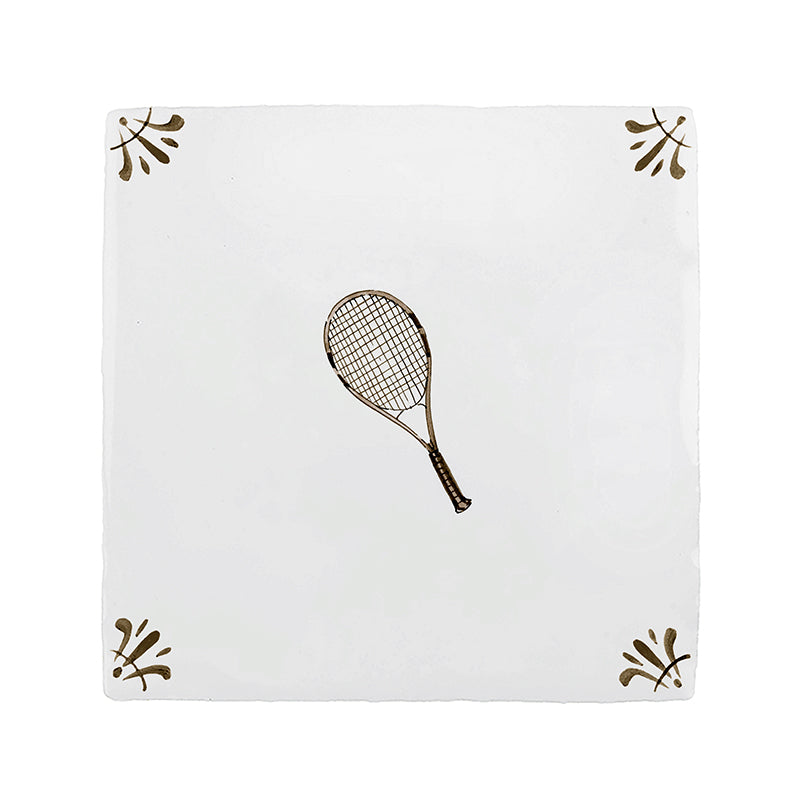 Tennis Racket Delft Tile