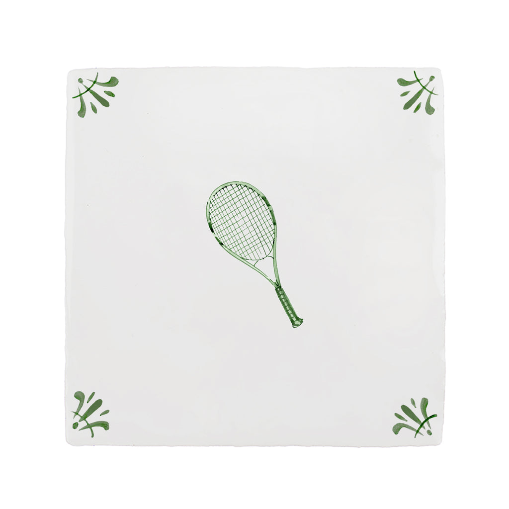 Tennis Racket Delft Tile