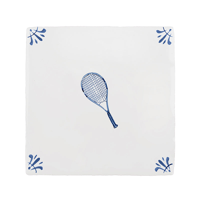 Tennis Racket Delft Tile