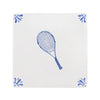 Tennis Racket Delft Tile
