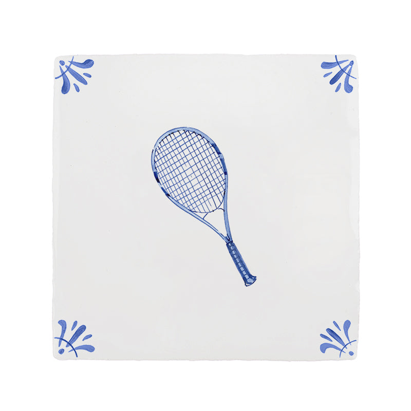 Tennis Racket Delft Tile