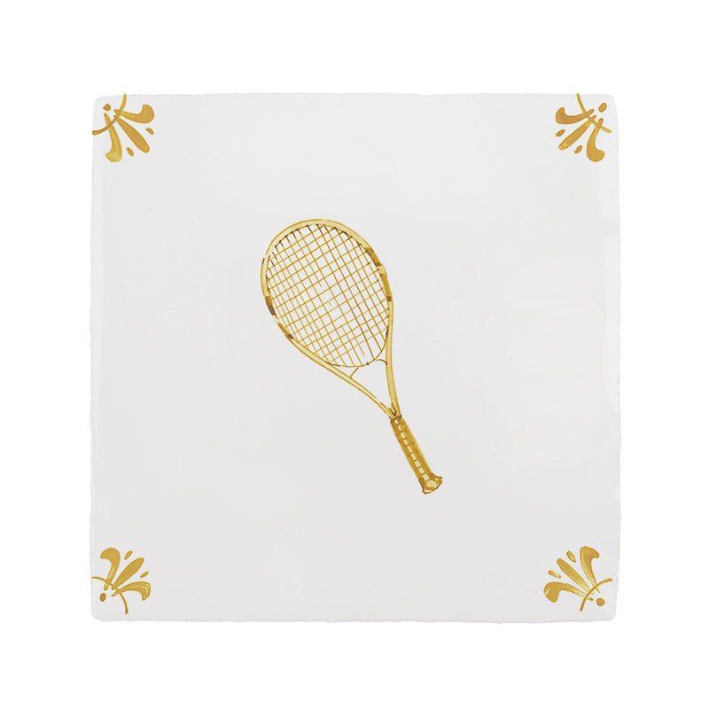 Tennis Racket Delft Tile